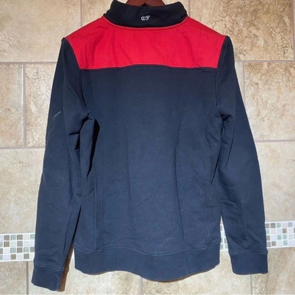 Women’s Classic 1/4 zip Shep Shirt L Black Red
